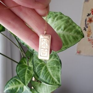 Sofia Zakia The Lovers Tarot Card Necklace
